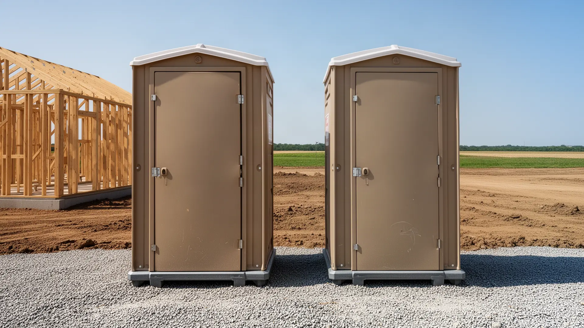 Clean porta potty unit from North Point Porta Potty Rental in Seattle, WA